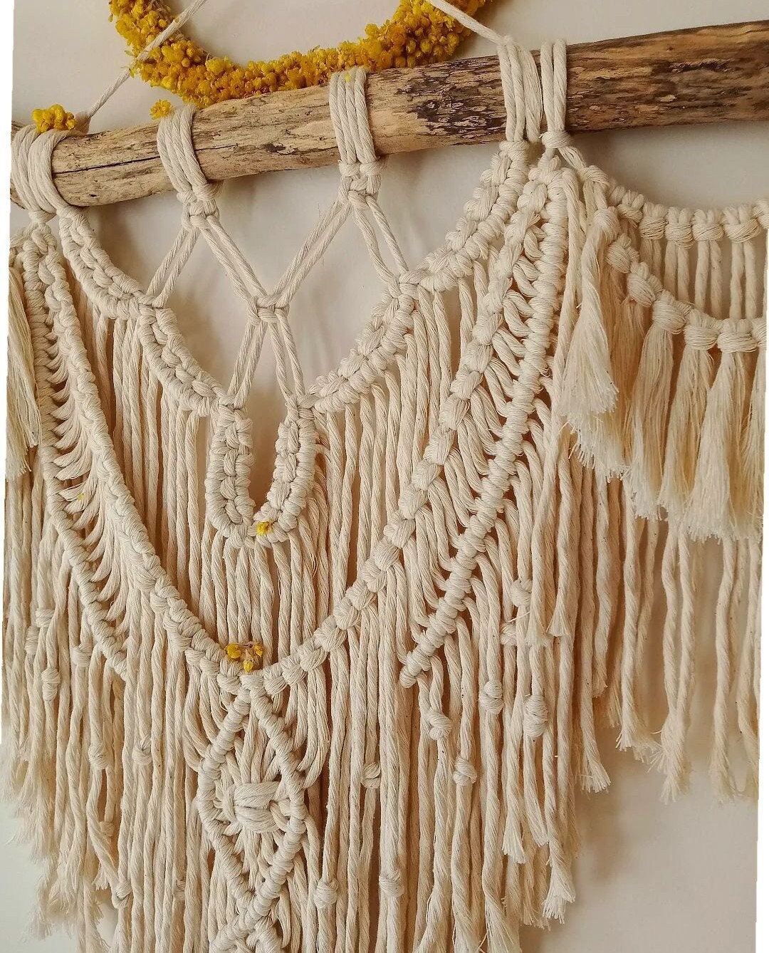 Minimalist Custom Macrame Wall Hanging, Boho Wall Decor, Woven Wall Art