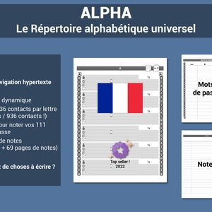ALPHA - Pdf with hyperlinks - Universal Alphabetical Directory for e-Ink tablets