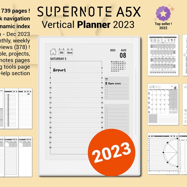 Supernote A5x Etsy Australia