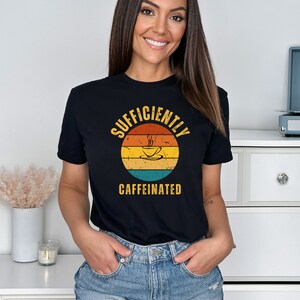 Funny Coffee T-Shirt Retro Coffee Shirt for Coffee Lover Funny T-Shirt for Coffee Lover Caffeination T-Shirt Coffee Enthusiast Coffee Tee