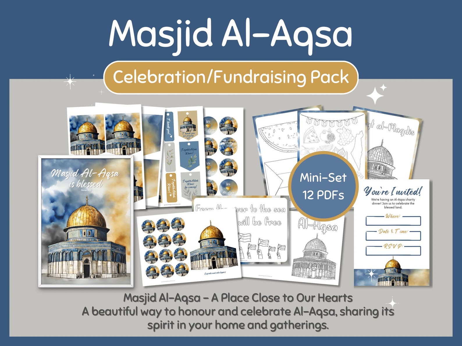 Masjid Al-aqsa - Celebration/fundraising Pack - Mini-set - Ramadan ...
