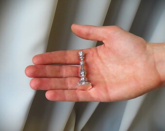 Jewish gift, Miniature candlesticks, Jewish home decoration, Judaica showcase decoration, Jewish Holiday Gift,