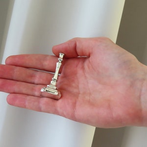 A gift to the Jewish Homeת Miniature candlesticks, Judaica  Gift, Jewish Metal Art, Jewish shelf art, Jewish Holiday Gift,