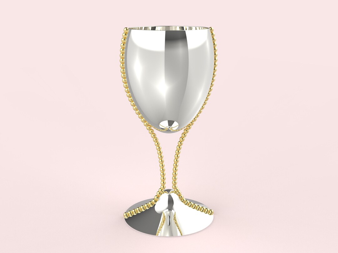 Shine Kiddush Cup, Modern Kiddush Cup, Kiddush Cup Wedding, Jewish Wine
