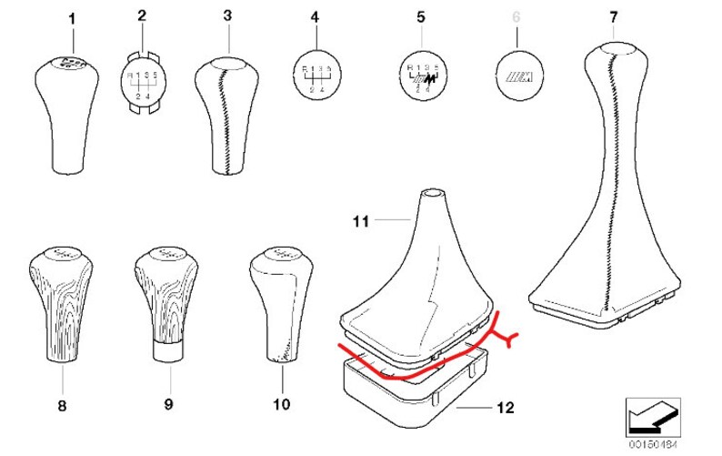 BMW E36 Shift Boot Frame Manual Shifter Trim Ring 3D Printed ABS OEM