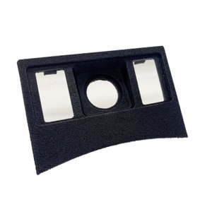 BMW E34 E32 Rear Console 12v Panel Trim | With or Without Heated Seat Switches | 51161928708 or 51161946190 | 89-95 5 Series