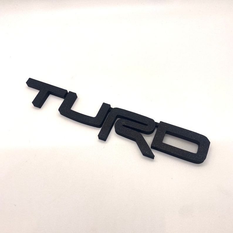 1 Matte Black 4x4 Emblem For Toyota Tacoma, Tundra, 4Runner - Metal Adhesive Badge 1 thumbnail image