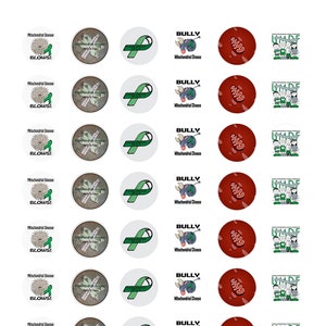 Mitochondrial Disease Digital Collage Sheet