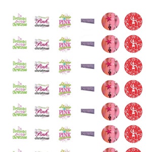 I&#39;m Dreaming of a Pink Christmas Digital Collage Sheet