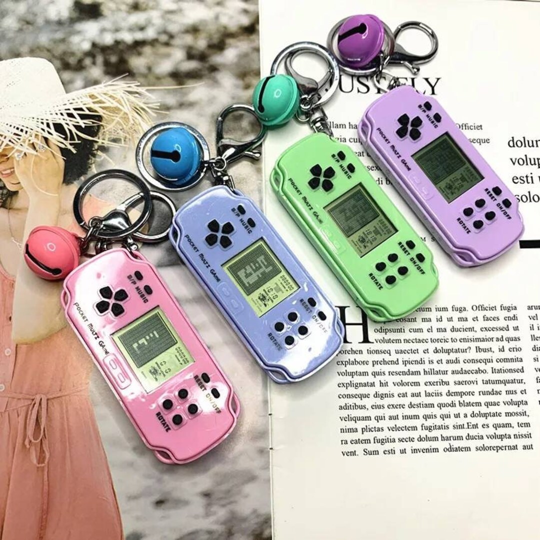 Trendy Retro Electronic Key Chain Game - Etsy