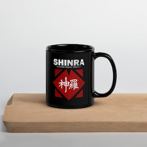 Mok Shinra Electric Power Co. | Final Fantasy VII | Cloud Strife | Sefirot | SOLDAAT | Tifa | FF7-koffiekop