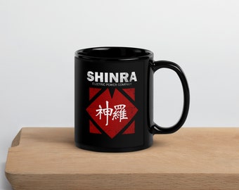 Shinra Electric Power Co. Mug | Final Fantasy VII | Cloud Strife | Sephiroth | SOLDIER | Tifa | FF7 Coffee Cup