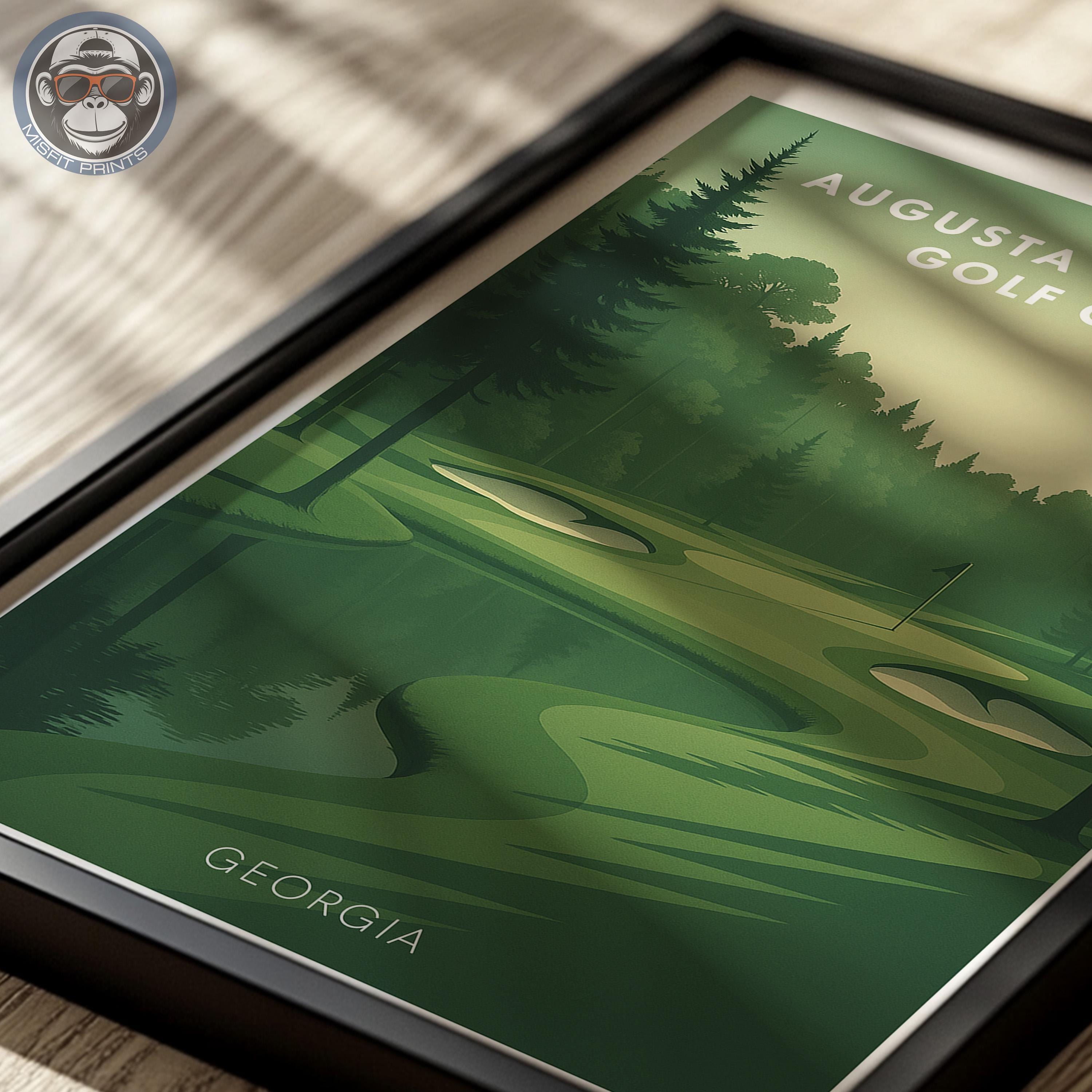 Augusta National Golf Course Poster: Golf Lover Gift - Etsy