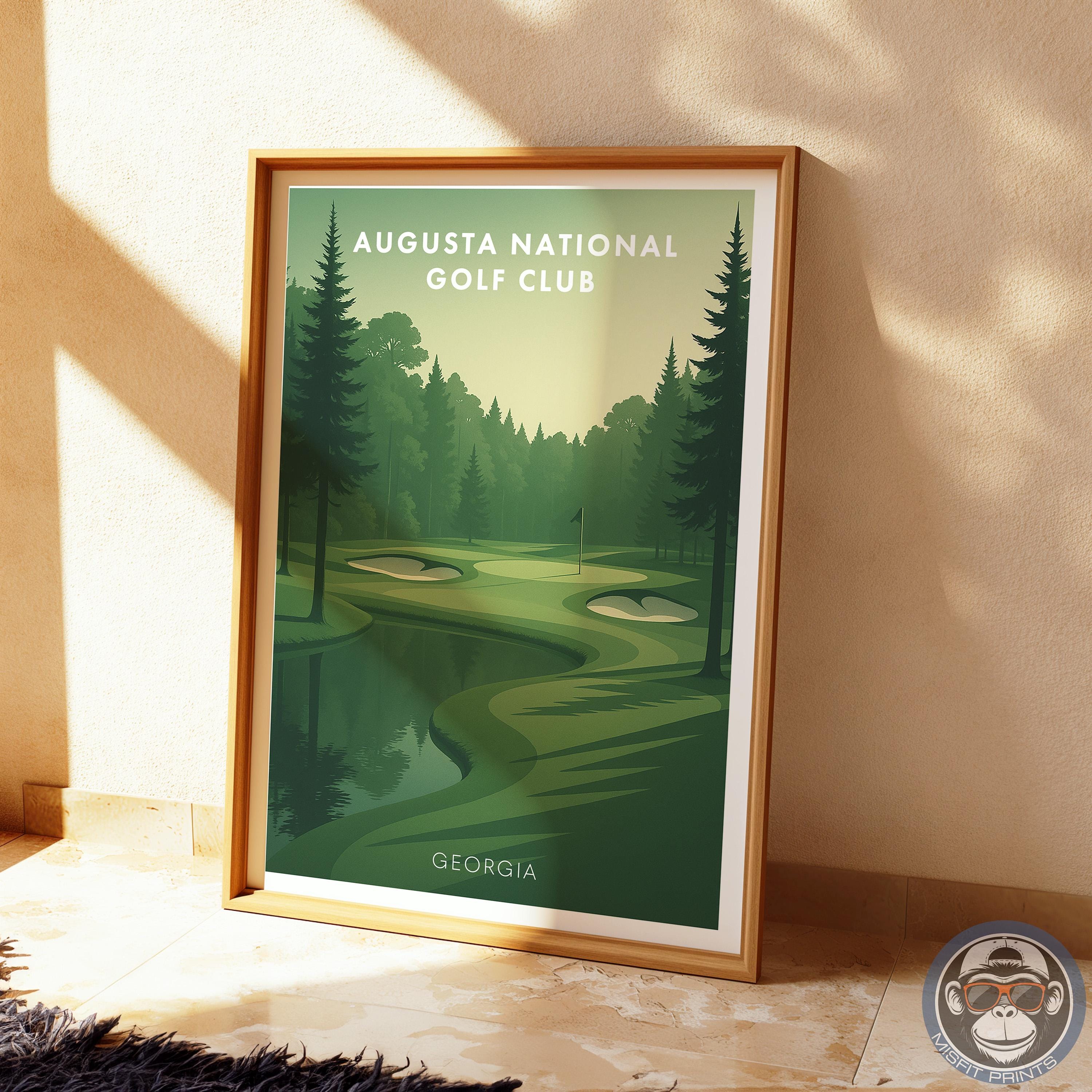Augusta National Golf Course Poster: Golf Lover Gift - Etsy