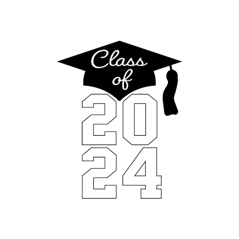 Class of 2024 Grad, Graduation 2024, Class of 2024, Graduate, Clipart