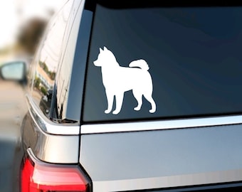 Siberian Husky Decal, Dog Car Decal, Husky Sticker, Husky Mom Gift, Husky Dad, Husky Silhouette, Dog Breed Decal, Custom Dog Window Decal