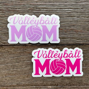 Volleyball Sticker for Water Bottle, Volleyball Mom Gift, Sport Mom Gift, Volleyball Waterproof Sticker, Volleyball Gift, Custom Volleyball