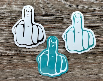 Mittelfinger Aufkleber, schmutzige Aufkleber, nsfwsticker, Erwachsenen Humor Aufkleber, Erwachsenen Geschenk für ihn, Erwachsenen Geschenk für sie, Erwachsenen Wasserflasche Aufkleber