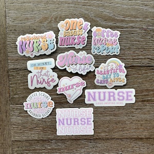 Nurse Sticker Pack, Nurse Stickers Funny, Registered Nurse Gift, Nurse Sticker for Water Bottle, RN Sticker, RN Gift, Nurse Stanley Sticker