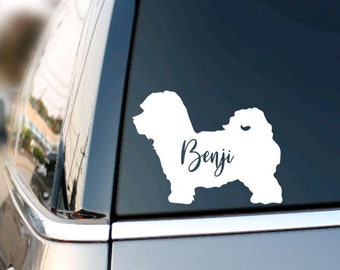 Maltipoo Decal, Maltipoo Car Decal, Maltipoo Gift, Custom Dog Breed Decal, Maltipoo Mom, Dog Breed Silhouette, Pet Gifts, Maltipoo Sticker