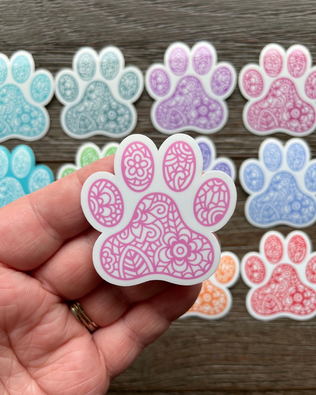 Pawprint Sticker, Dog Paw Sticker, Cat Sticker, Dog Car Sticker, Dog ...