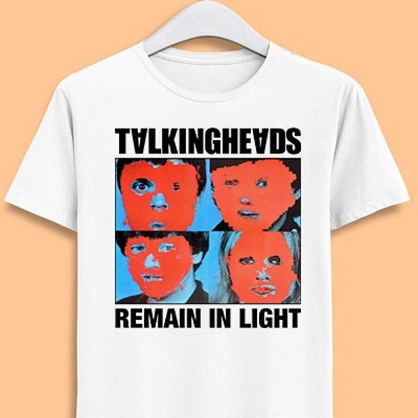 Talking Heads Remain In Light Punk Rock Unisex Mens Womens Gift Cool Music Fashion Top Retro Tee T Shirt 3013