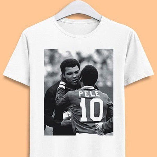 Pele Pays Tribute Hero Muhammed Ali Clay  Lex Unisex Adult Mens Womens Gift Cool Music Fashion Top  Retro Tee T Shirt 1932