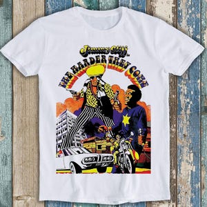 The Harder They Come Poster 70s Jimmy Cliff Film Reggae Music Movie Film Meme Gift Funny Style Unisex Top Mens Womens Tee T Shirt T1613