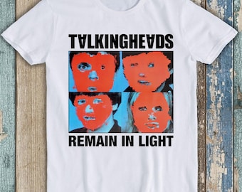 Talking Heads Remain In Light Punk Rock Unisex  Mens Womens Gift Cool Music Fashion Top  Retro Tee T Shirt 3013