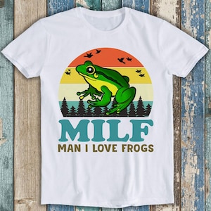 Frog Man I Love Frogs Animal Nature Design Best Seller Retro Funny Meme Gift Tee T Shirt T757
