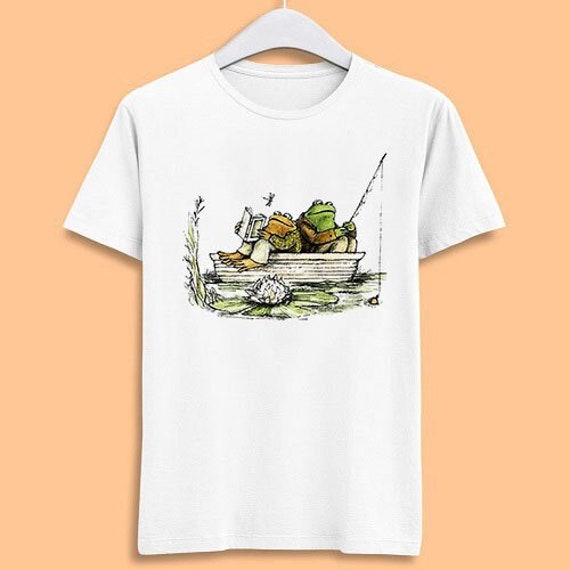 Frog & Toad Fishing Fish Sailing Gay Dad Unisex Design Mens Womens Gift  Cool Music Fashion Top Retro Tee T Shirt 7190 -  Canada