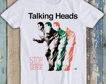 Talking Heads Stop Making Sense Punk Rock Music Unisex  Mens Womens Gift Cool Music Fashion Top  Retro Tee T Shirt T1620