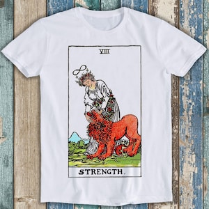 Mazzo di tarocchi Forza Potere Carta Best Seller Divertente Meme Top Unisex Regalo Maglietta T1512