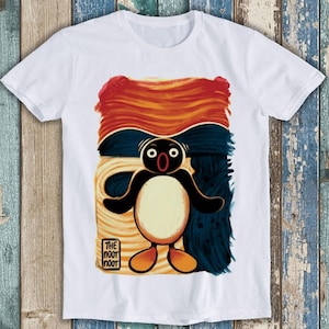 Noot Noot Madafakas Pingu pingüino Scream divertido regalo Unisex camiseta T1338