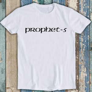 Sequential Circuits Prophet-5 Retro Synthesizer Analogue Best Seller Funny Music Movie Meme Top Gift Tee T Shirt T1672