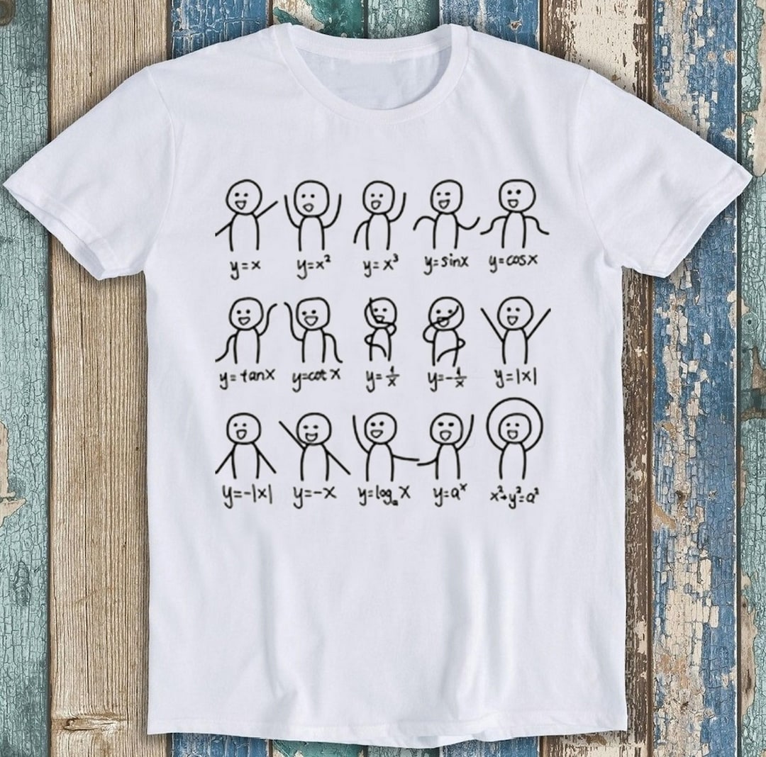 Funny Algebra Dance Graph Figures Math Equation Meme Unisex Design Mens ...