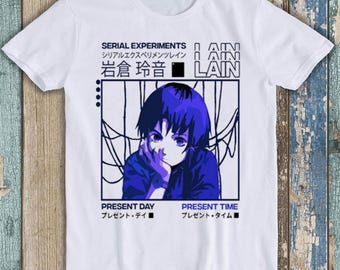 Serial Experiments Lain Japanese T Shirt Best Seller Funny Movie