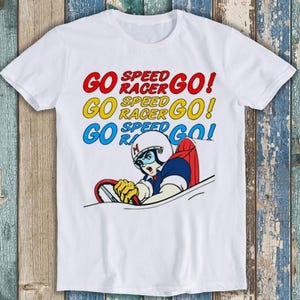 Gehen Geschwindigkeit Racer Go Japanisches Plakat Meme Geschenk Lustiges T-Shirt Stil Unisex Gamer Film Musik Top Herren Damen Erwachsene T-Shirt T7073
