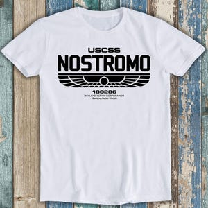 Nostromo 180286 Alien Movie Gift USCSS Weyland-Yutani Sci-fi Funny Meme Gift Tee T Shirt T1419