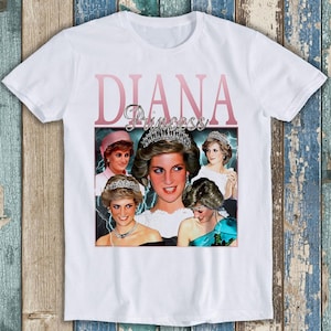Princess of Wales Lady Diana Best Seller Funny Meme Unisex Top Gift Tee T Shirt T1450