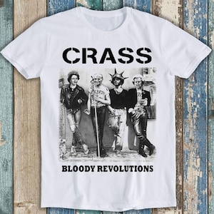 Bloody Revolutions Crass Punk Rock Bestseller Grappige Meme Topcadeau T-shirt T1555