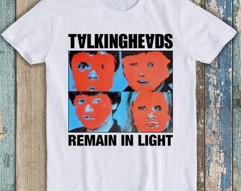 Talking Heads Remain In Light Punk Rock Unisex  Mens Womens Gift Cool Music Fashion Top  Retro Tee T Shirt 3013