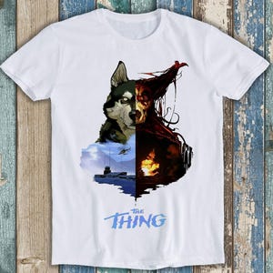 The Thing Movie Horror John Carpenter Funny 80s Unisex Gift Tee T Shirt T1326