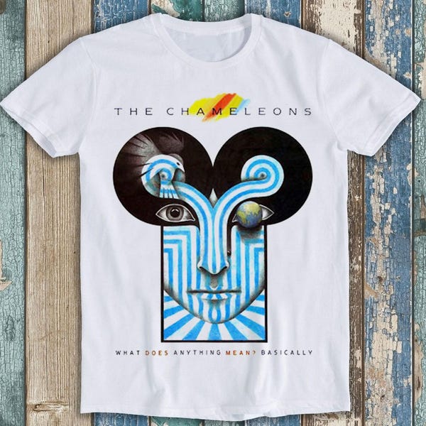 The Chameleons What Does Anything Mean Basically Music Movie Film Meme Gift Funny Style Unisex Top Mens Womens Tee T Shirt T1624