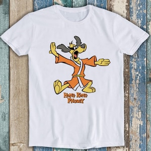 Hong Kong Phooey Funny Animation Unisex Adult Mens Womens Gift Cool Music Fashion Top  Retro Tee T Shirt 1157