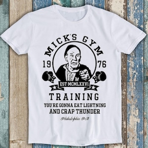 Micks&#39;s Gym Boxer Boxing Gloves Meme Gift Funny Tee Style Unisex Gamer Rocky Movie Music Top Mens Womens Adult Tee T Shirt T983