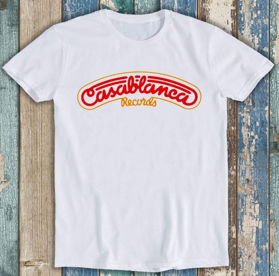 Casablanca Records Kiss Disco Cher Village People Funny Gift Tee T