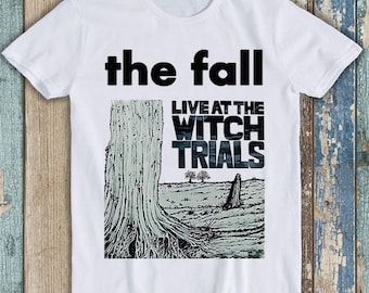 The Fall Live At The Witch Trials Punk Rock Music Gift Tee T Shirt 2063