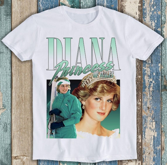 Lady Diana Princess of Wales 90s Unisex Top Adult Retro Music Best