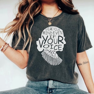 Speak Your Mind Even If Your Voice Shakes Shirt, Women Power Sweatshirt, Feminist T Shirt, Powerful Women Hoodie, Woman&#39;s Right Tee